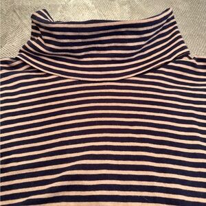 NWOT J. Crew Tissue Striped Long Sleeve Turtleneck
